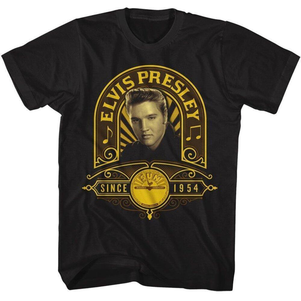 Elvis Presley Sun Records Since 1954 Shirt Rock Music Legend Fan Graphic Tee